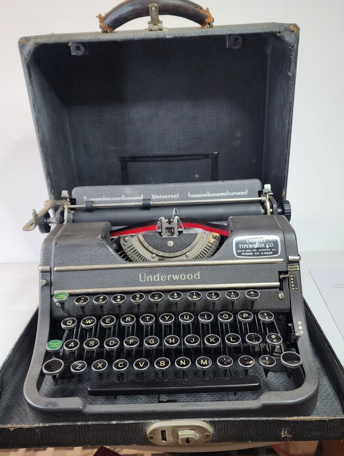 Underwood Universal typewriter Elliott Fisher Co. Made in the U.S.A