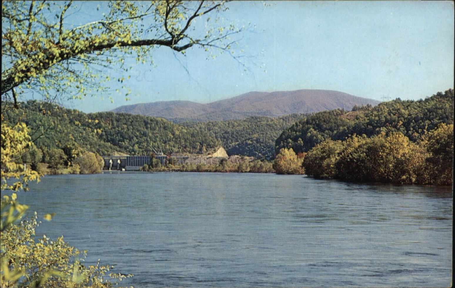 Tallassee TN Great Smoky Mtns Natl Park Little Tennessee River vintage postcard