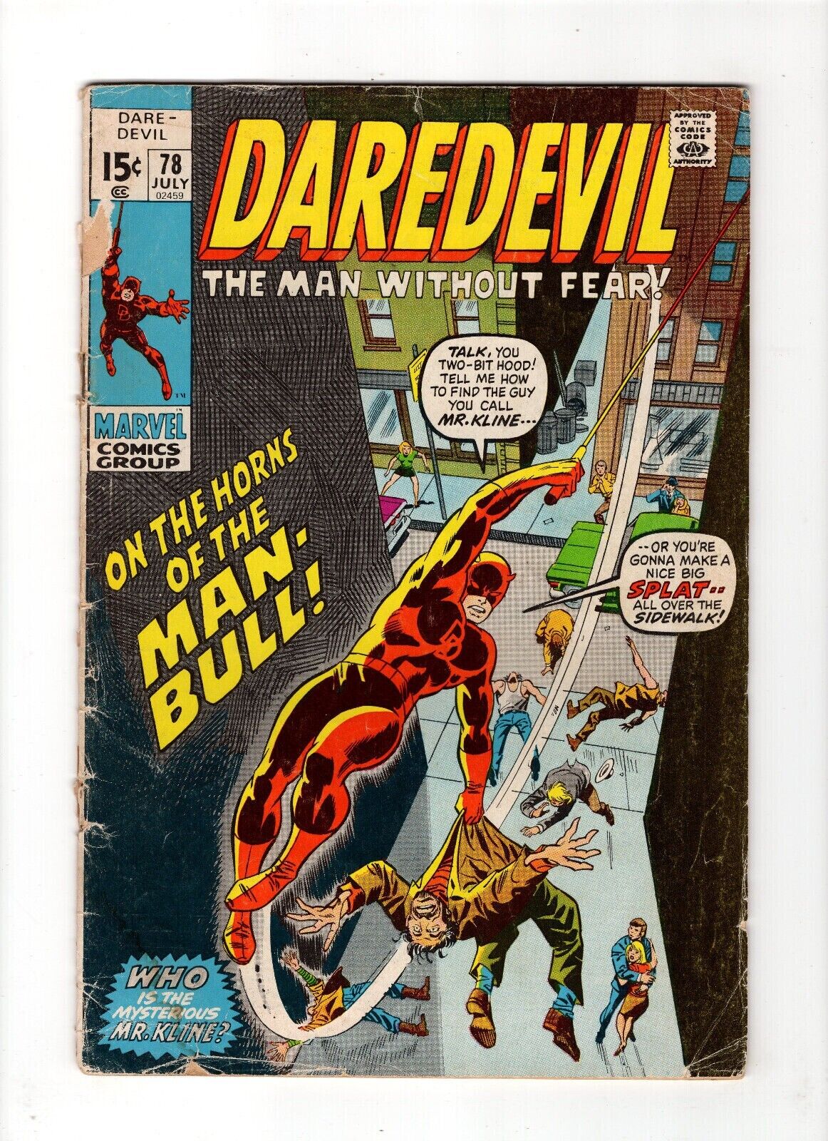 Daredevil #78 (1971, Marvel Comics) Low Grade