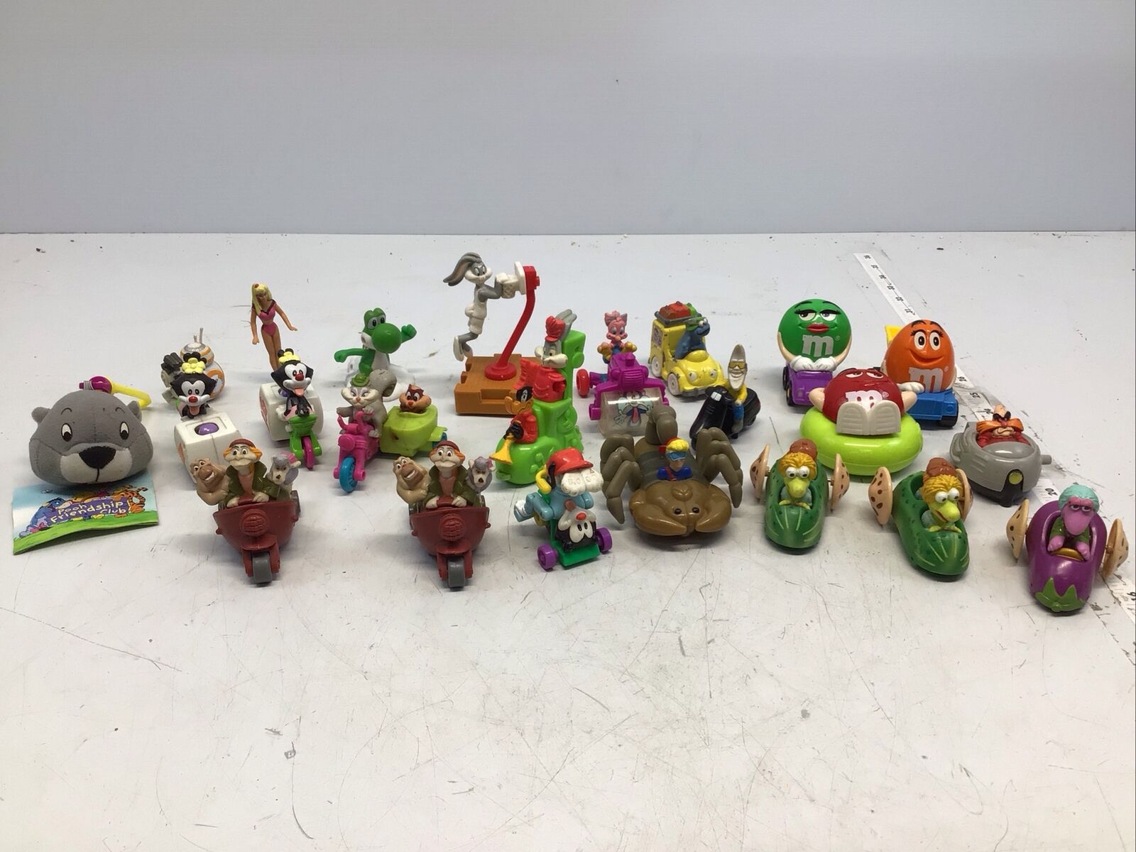 Vintage Lot Of 23 Burger King And McDonald’s Toys Looney Tunes And Animaniacs