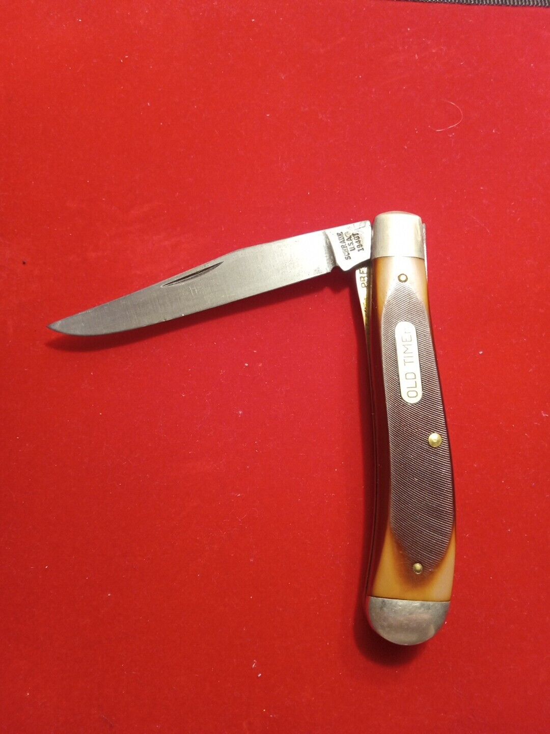 Vintage Schrade USA 194 OT Old Timer Pocket Knife EUC