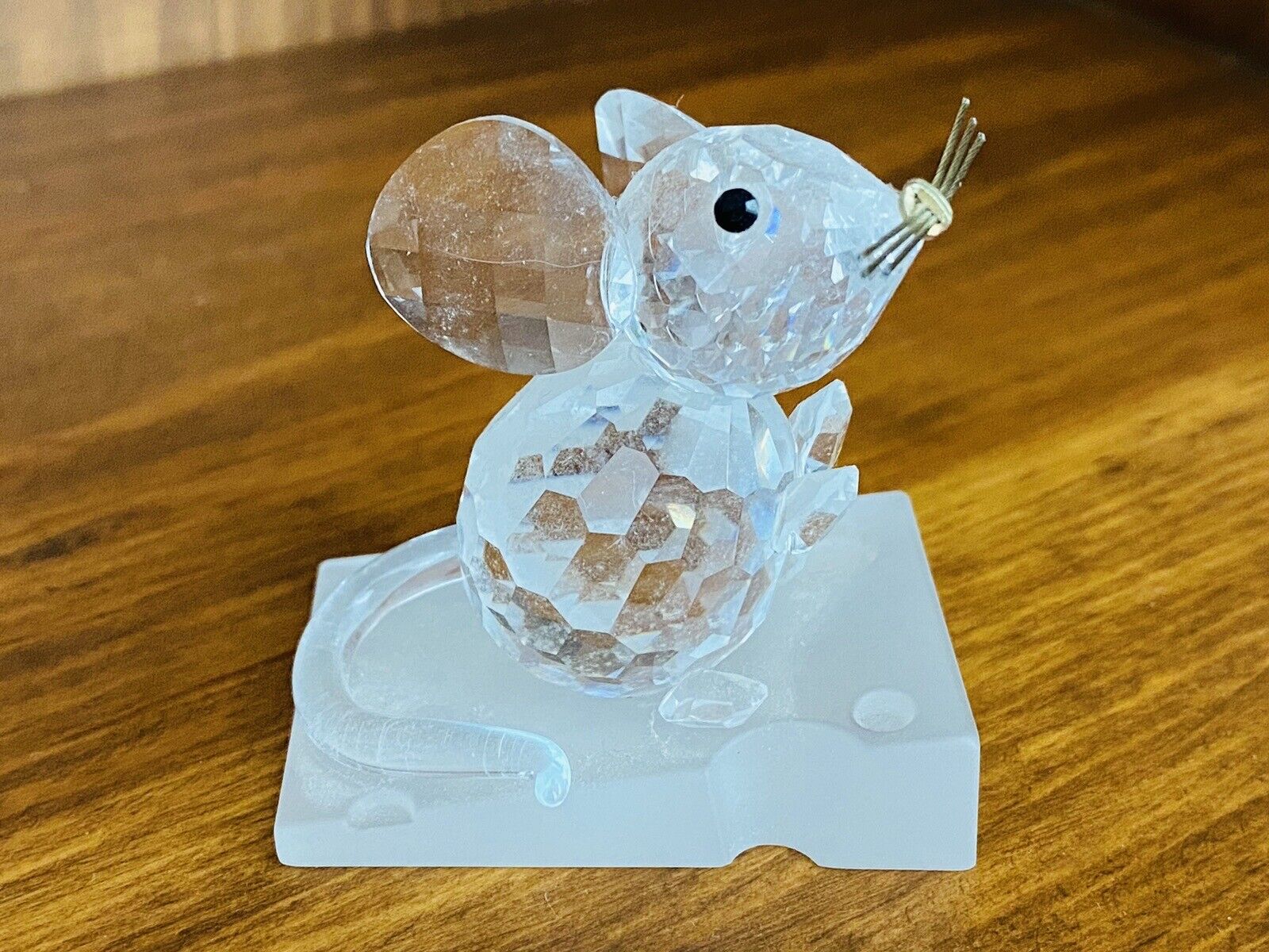 PRECIOSA Crystal Lucky Mouse, Crystal Mouse With Box, 