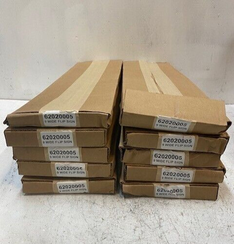 10 Quantity of 9 Wide Flip Sign on Pusher Trays 62020005 (10 Quantity)