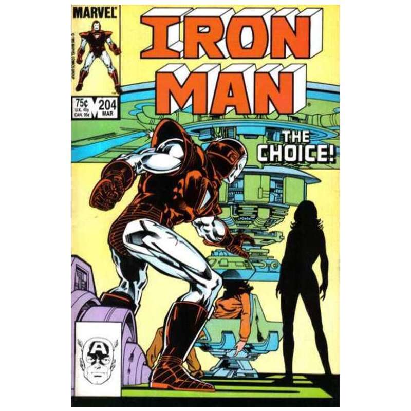 Iron Man (1968 series) #204 in Near Mint minus condition. Marvel comics [s/