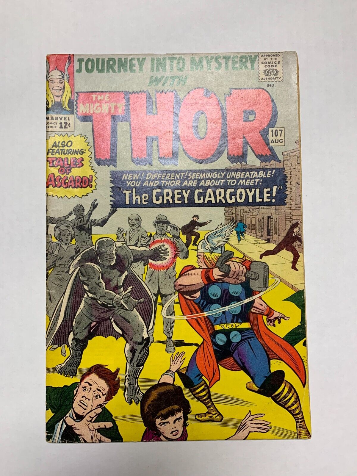 Thor #107 Featuring The Grey Gargoyle - Silver Age Marvel Comics 1964