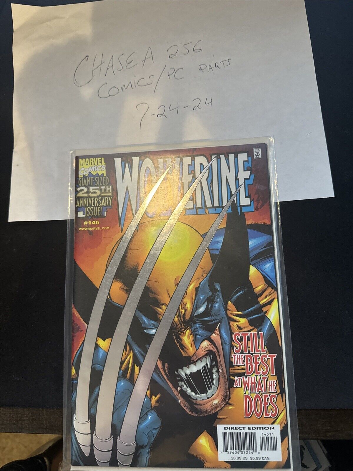 Wolverine #145 | 1st PRINT Silver Foil Cover | Marvel Comics | Key Issue NM/M