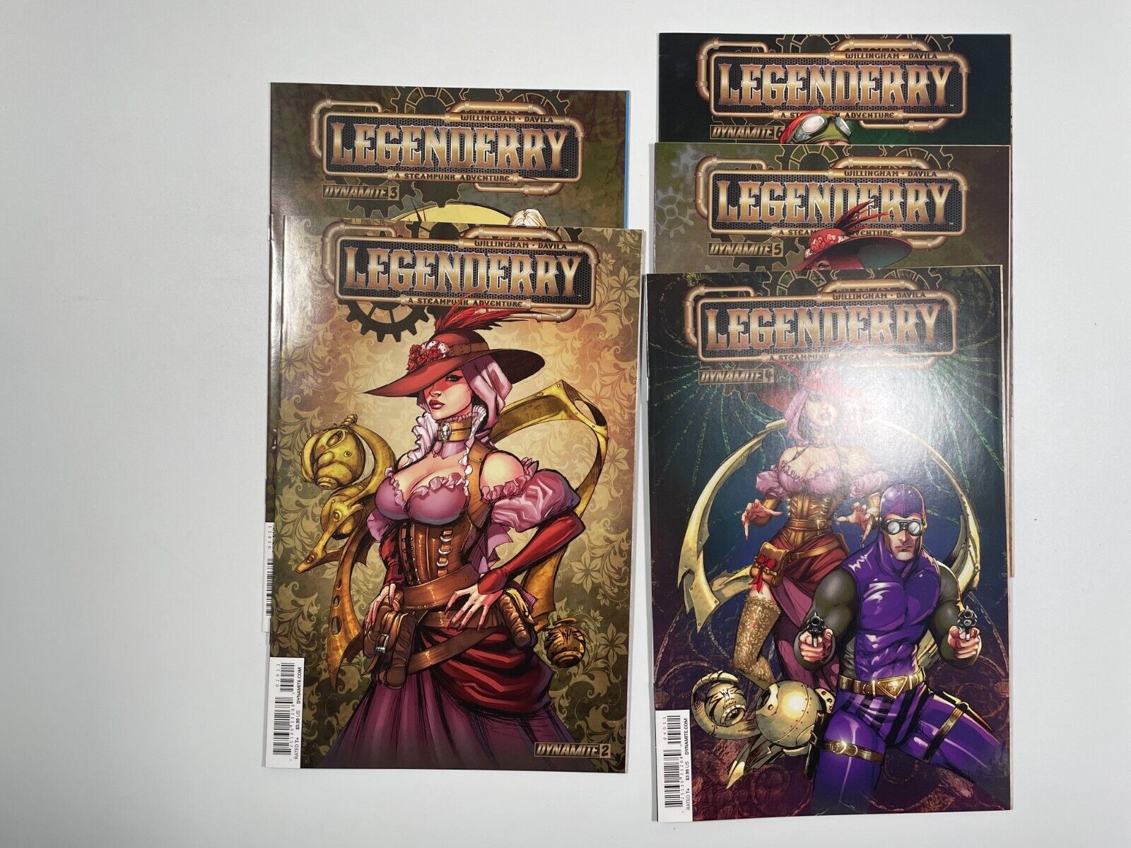 Legenderry #2-6 Nearly Complete - Dynamite Comic Book Lot - 2014
