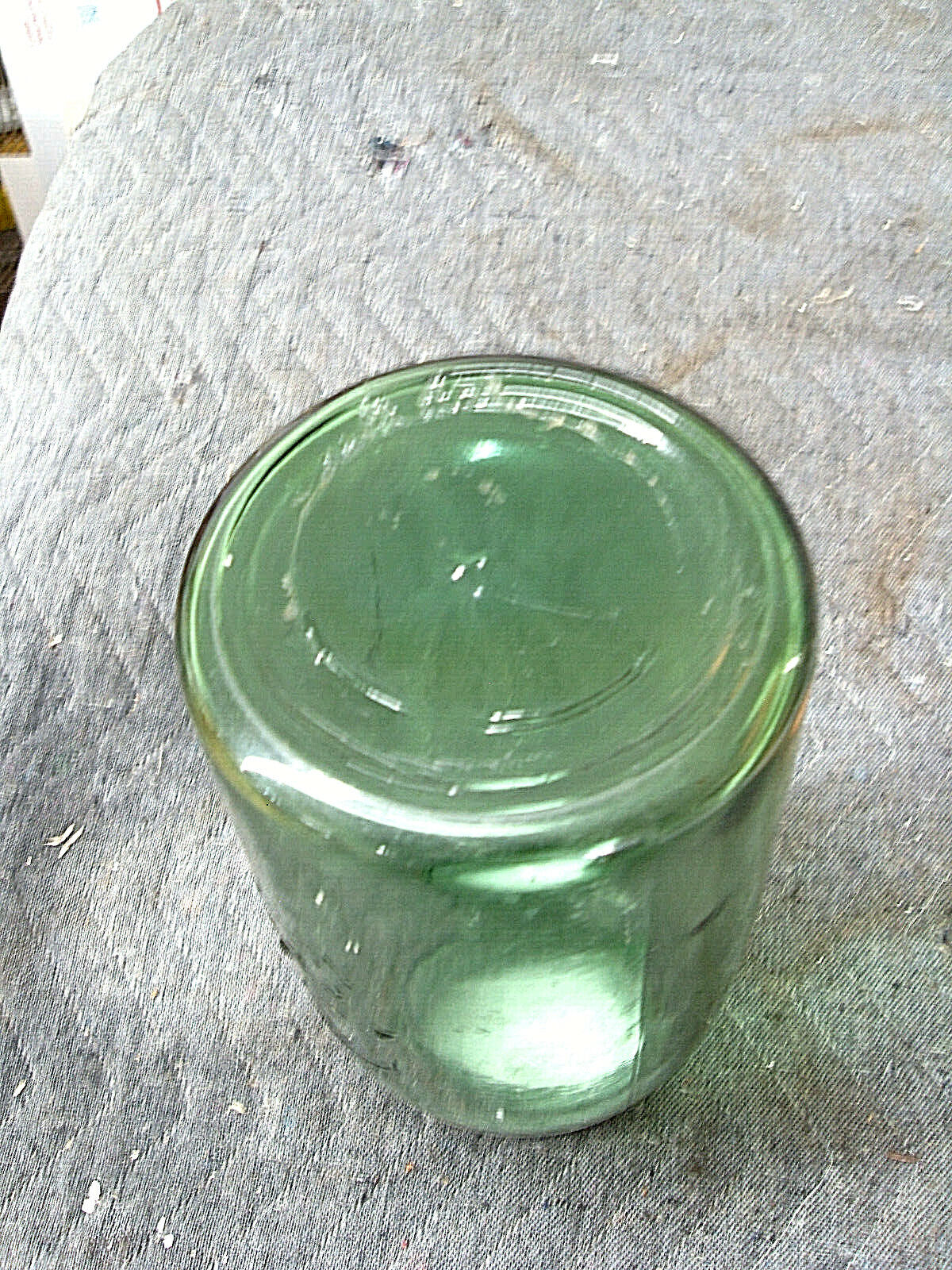 RARE ANTIQUE OLIVE GREEN COLORED 1/2 HALF GALLON BALL PERFECT MASON FRUIT JAR  