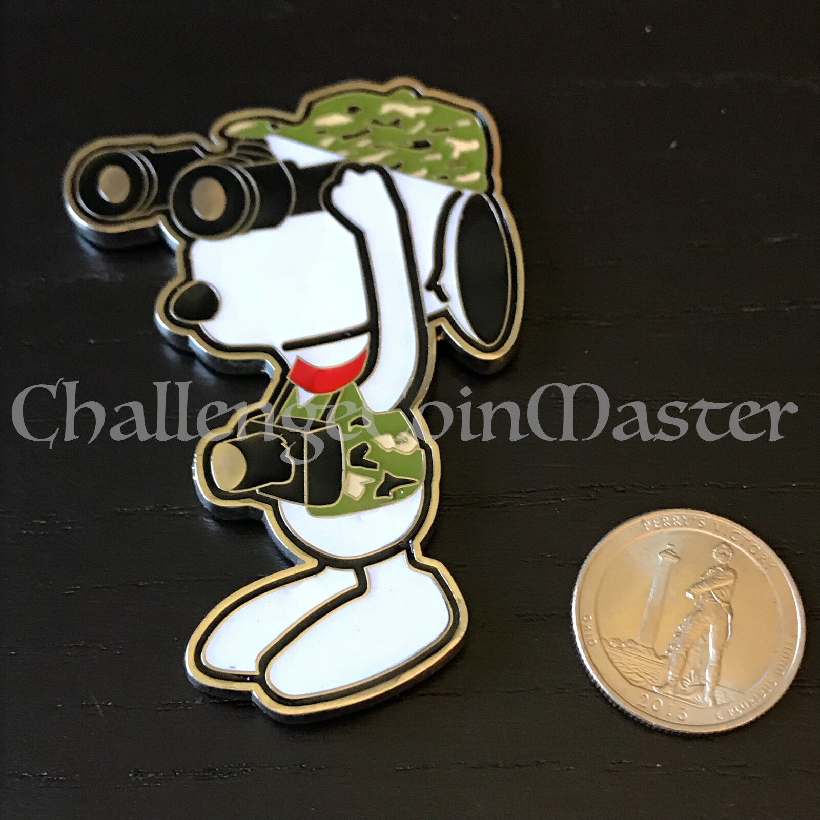 D46 Snoopie Snoopy Team CPO Chief Petty Officer Challenge Coin
