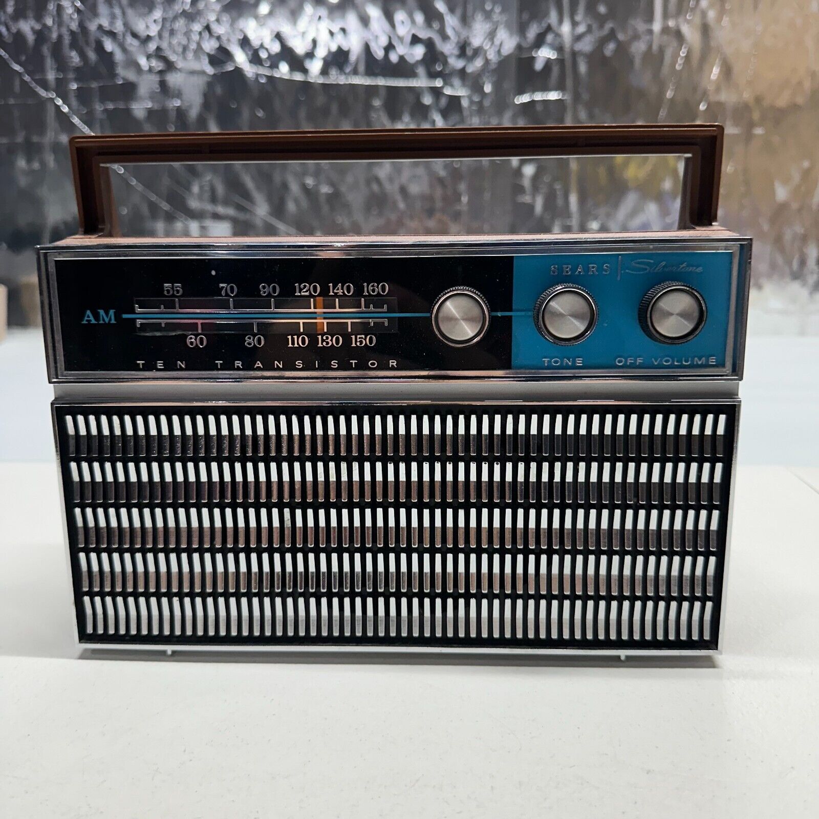 🍊Vintage 1960\'s Sears Silvertone Ten Transistor AM Radio | Model 6223 