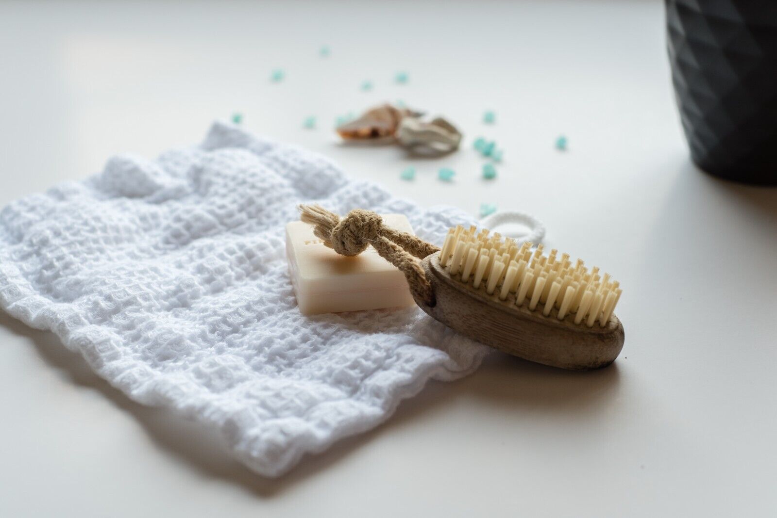 Linen Waffle Washcloths / gloves: Exquisite Texture for Your Skin