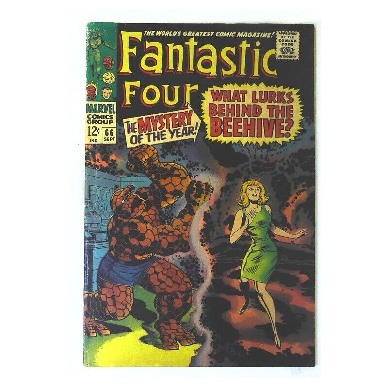 Fantastic Four (1961 series) #66 in Fine minus condition. Marvel comics [i/