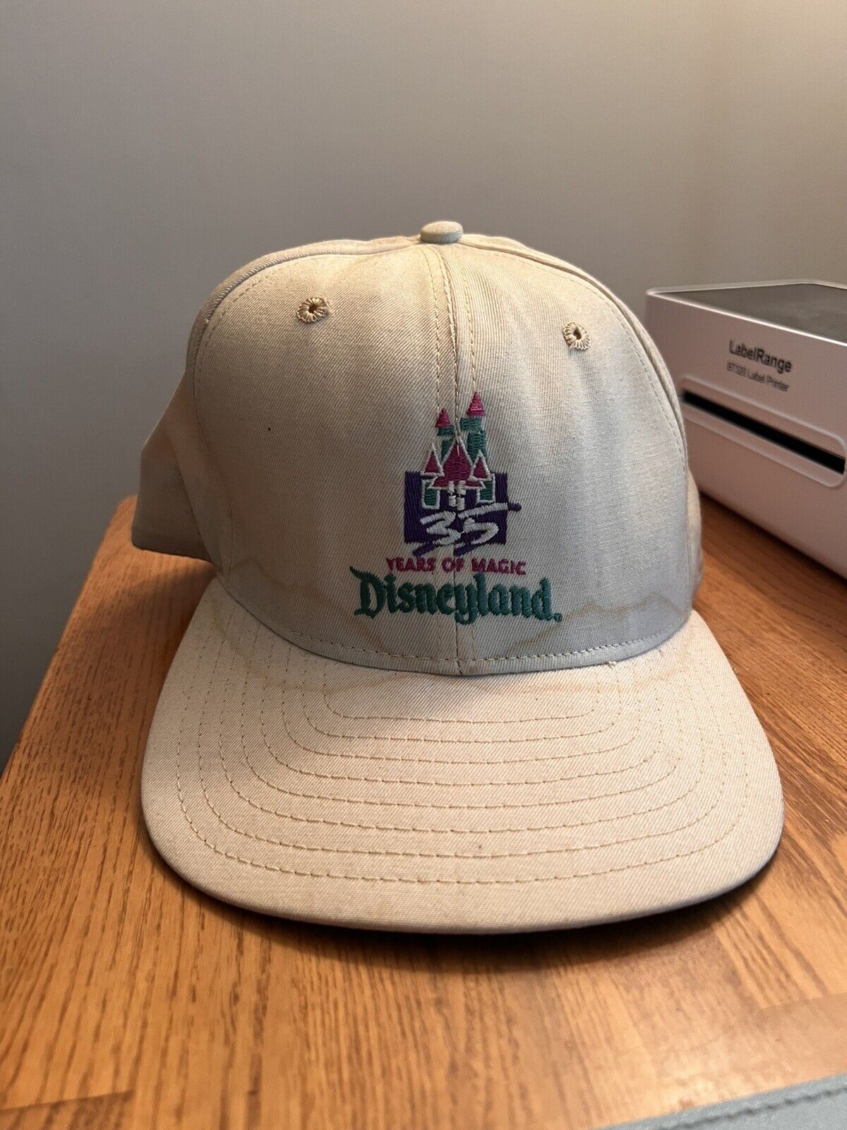 1990 Vintage Disneyland 35 Years Of Magic SnapBack Hat New Era, Made In USA