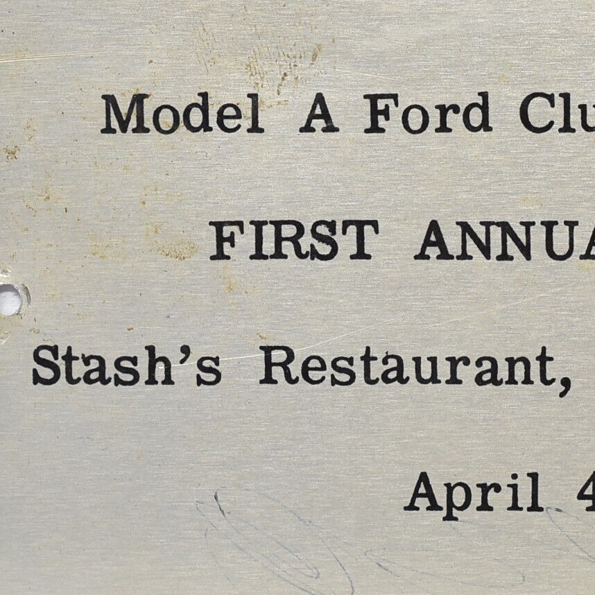 1959 Ford Model A Club Antique Car Meet Stash's Restaurant Orange New Jersey