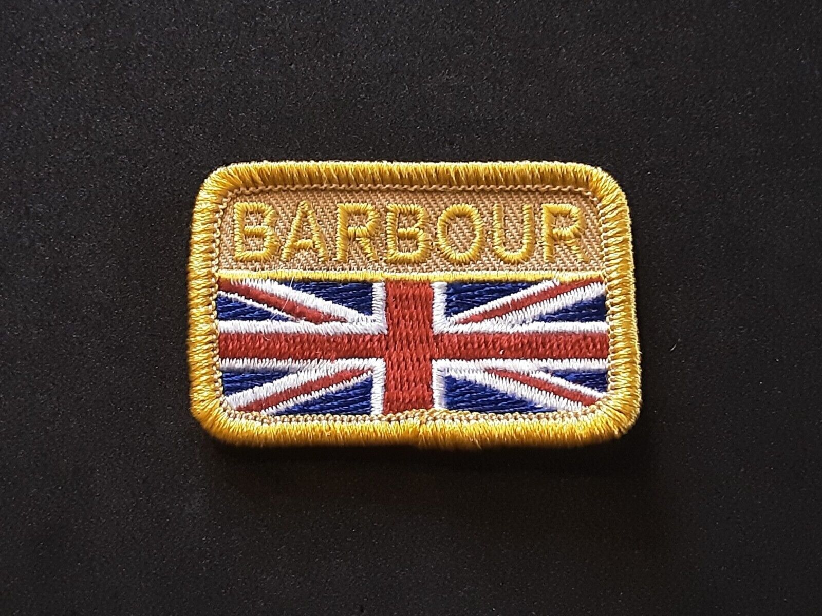 BARBOUR UNION JACK SEW-ON PATCH