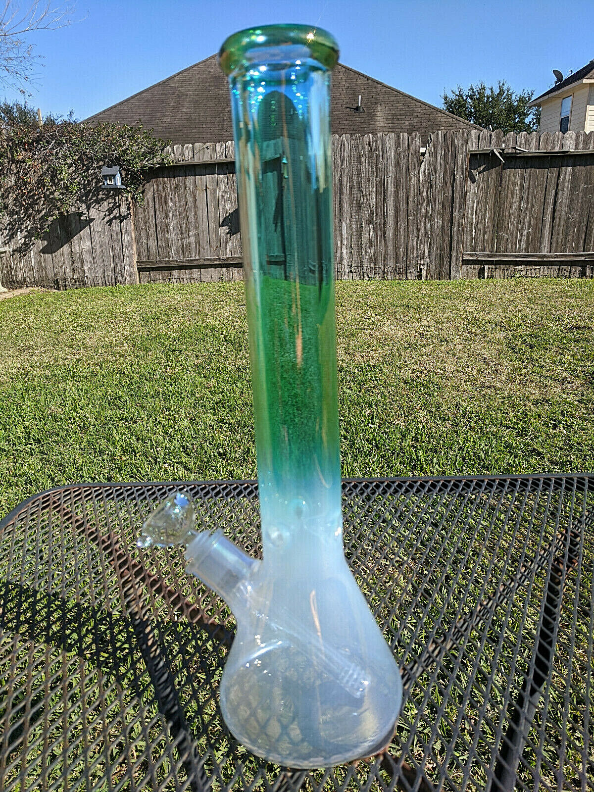 Extra Durable Glass Beaker Water Pipe Bong - 16\