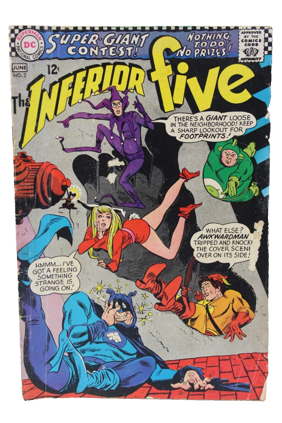 The Inferior Five #2 House-Hunting Heroes 1967 DC Comics PR/FR