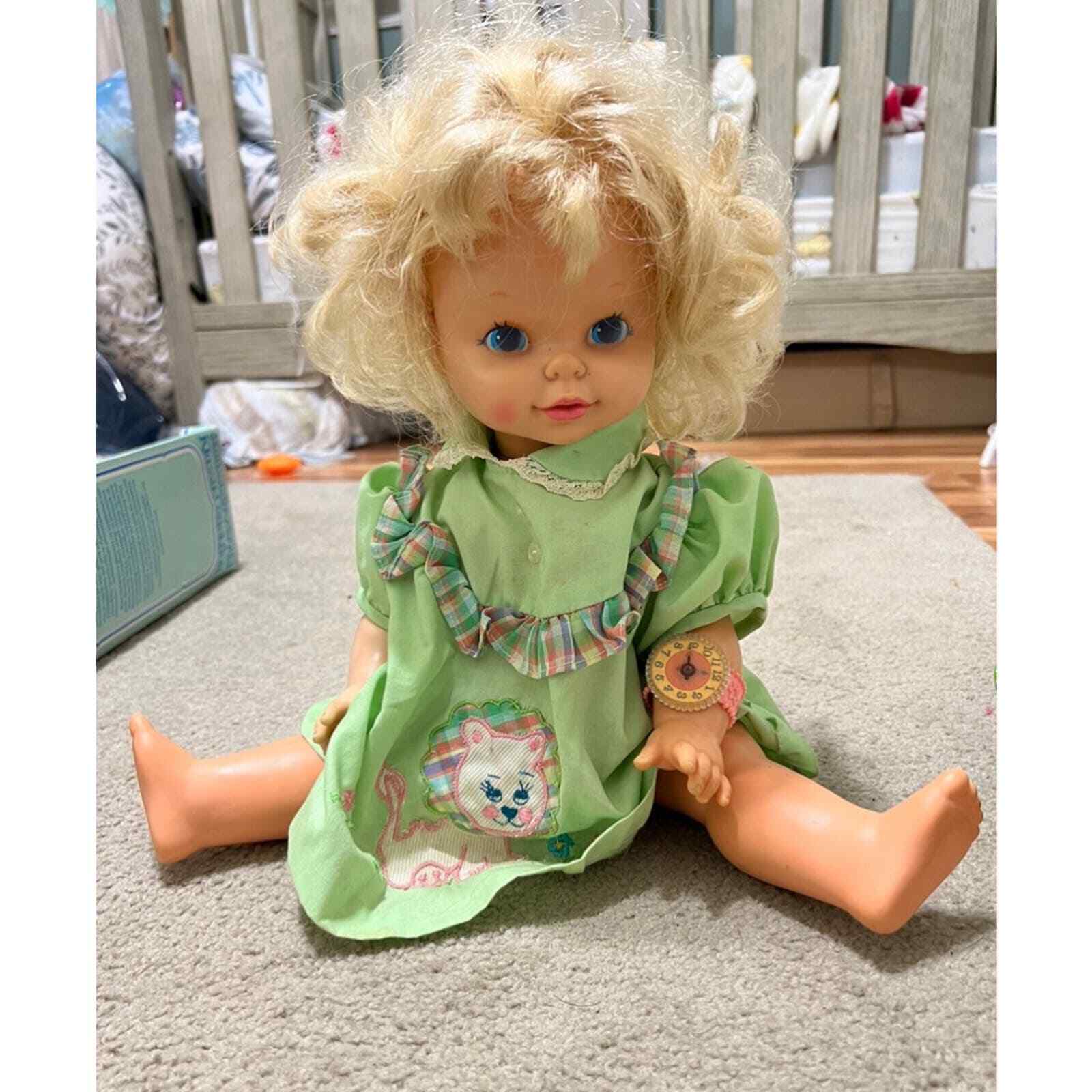 Vintage 1964 Mattel Timey Tell Doll With Watch