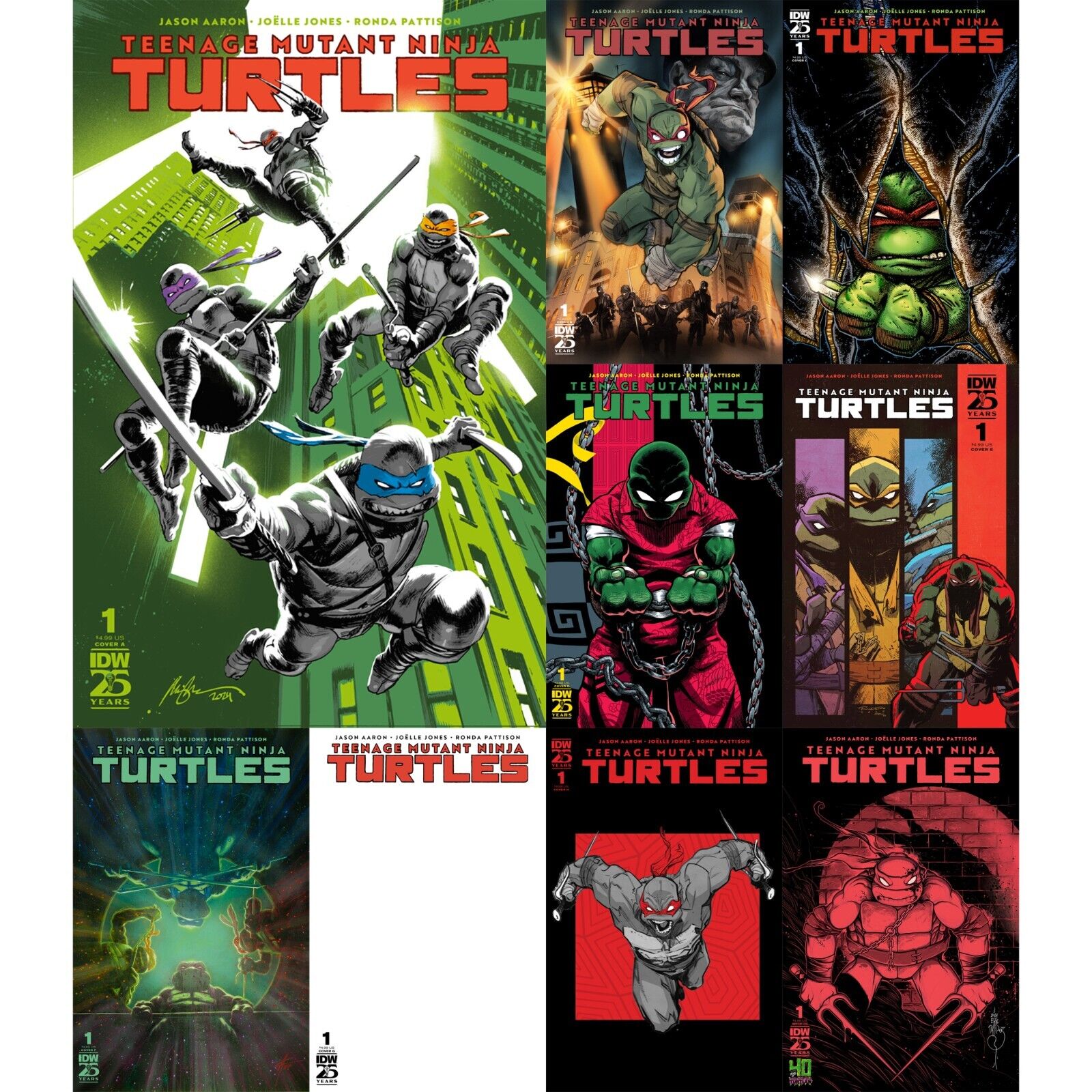 Teenage Mutant Ninja Turtles (2024) #1 IDW Publishing COVER SELECT