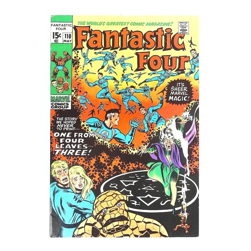 Fantastic Four (1961 series) #110 in Very Fine condition. Marvel comics [j}