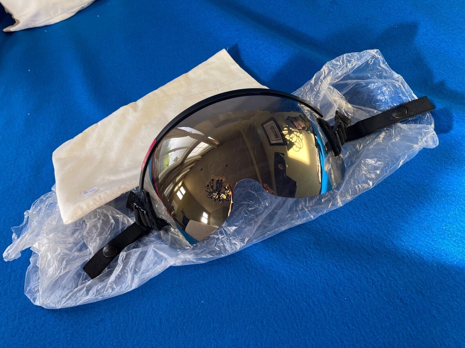 New Silver Tinted Color Visor Lens For HGU55 HGU84 Pilot Flight Helmet
