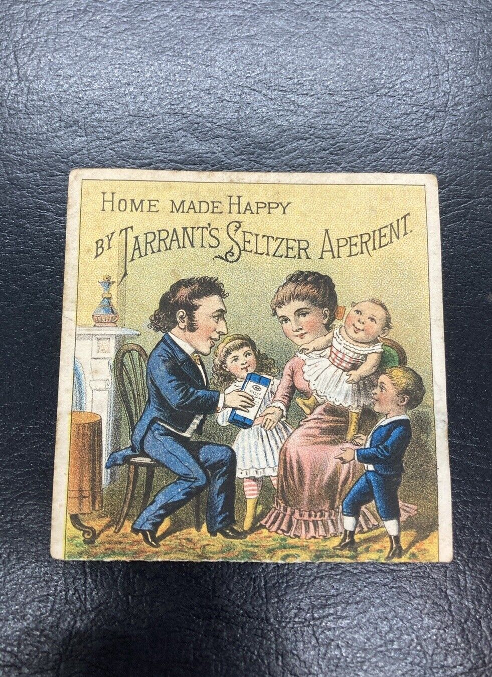 trade card TARRANT'S SELTZER APERIENT, Damaged Cut As Is