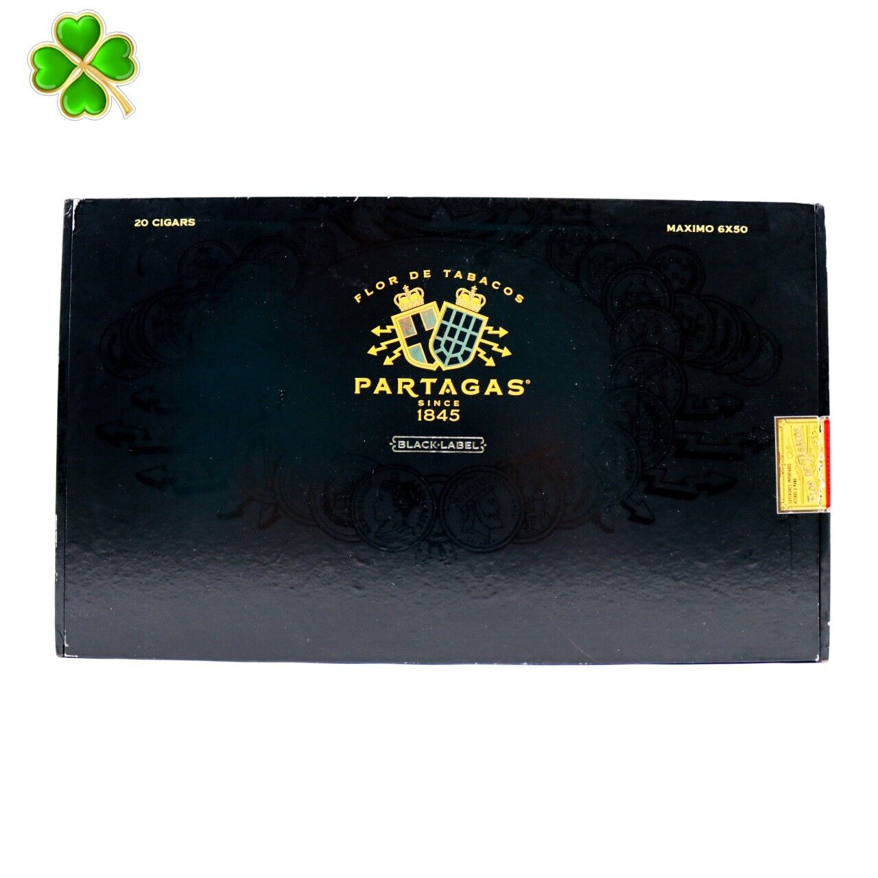 Partagas Maximo Black Label Empty Wood Cigar Box 11\