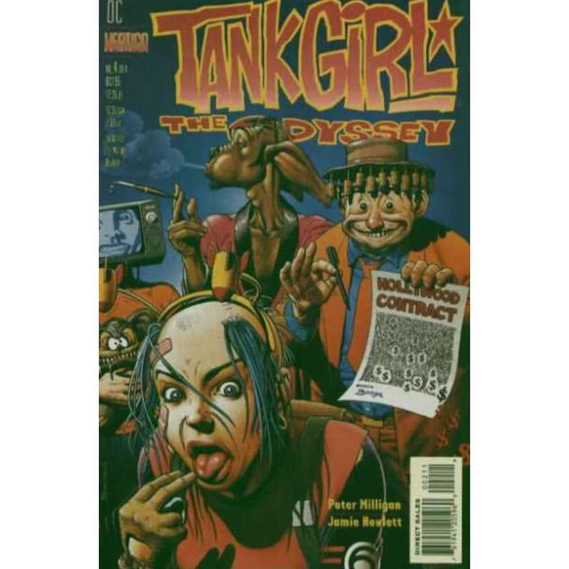 Tank Girl: The Odyssey #4 in Near Mint condition. DC comics [q\'