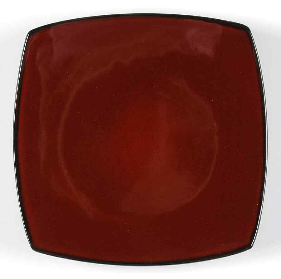 Gibson Designs Soho Lounge Red Salad Plate 7681427