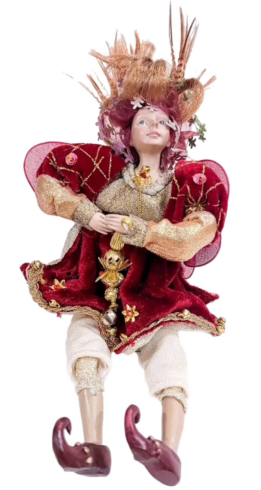 RARE Vintage Victorian Style Fairy Girl Shelf Sitter Figurine