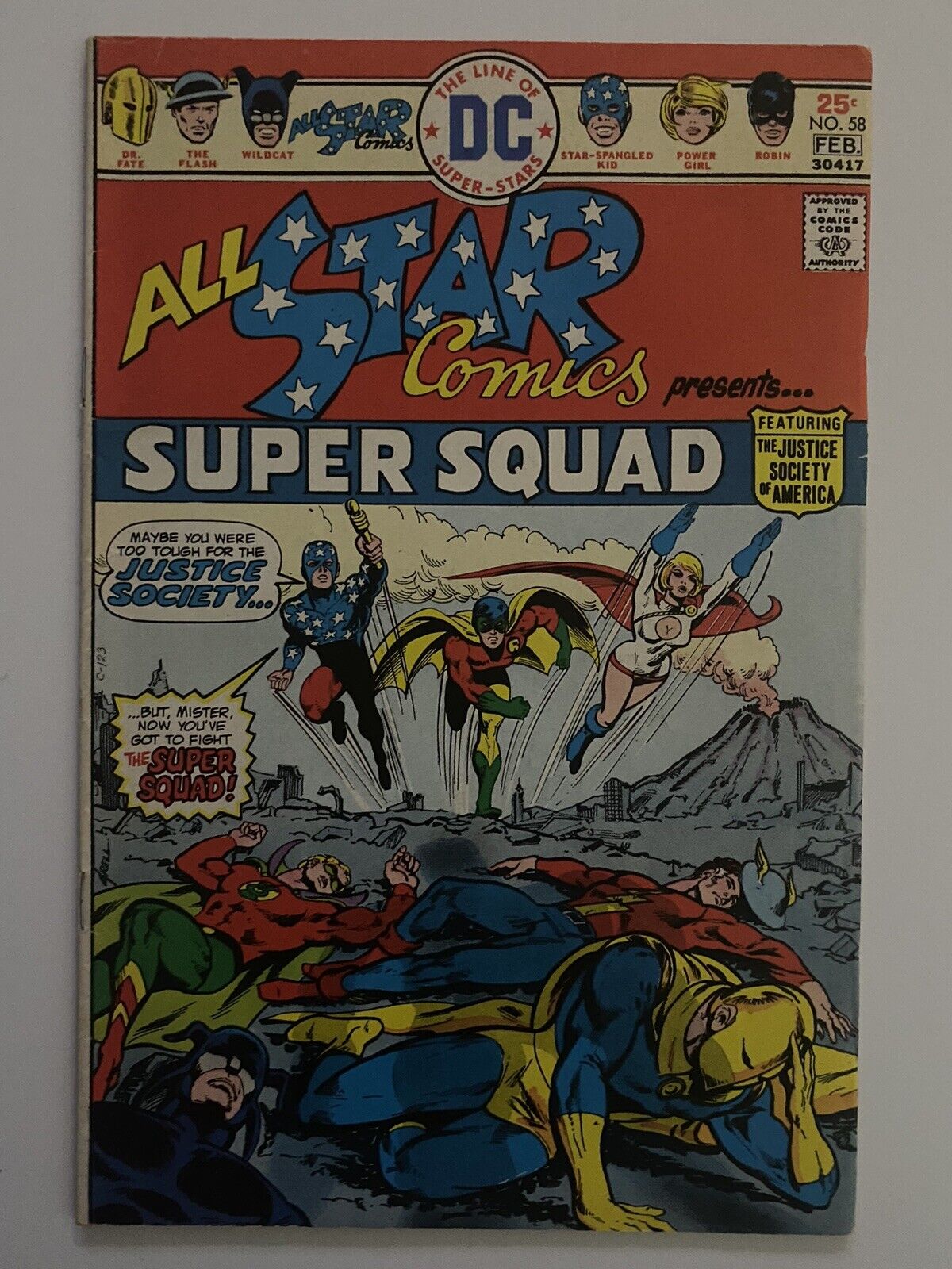 All Star Comics #58 Original DC Comic Book 1st appearance Powergirl Power Girl