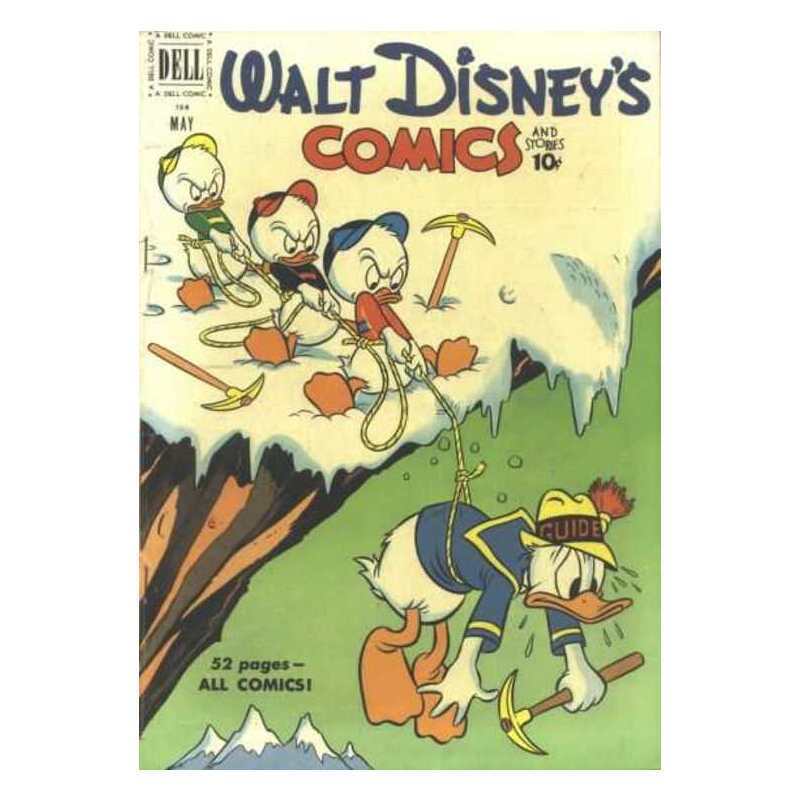 Walt Disney's Comics and Stories #128 in VG minus condition. Dell comics [y'