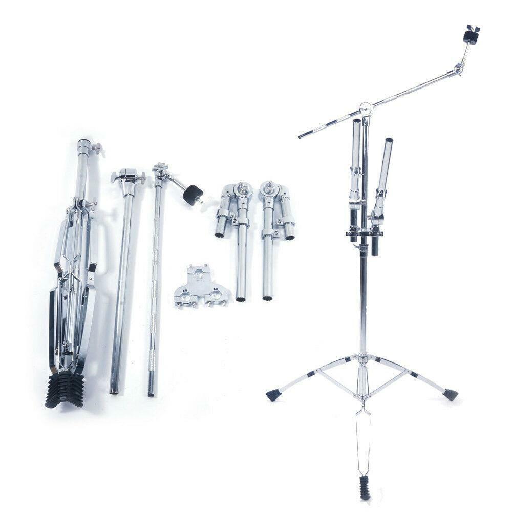 Double Tom Drum Stand Cymbal Boom Mount Arm Duel Percussion Hardware