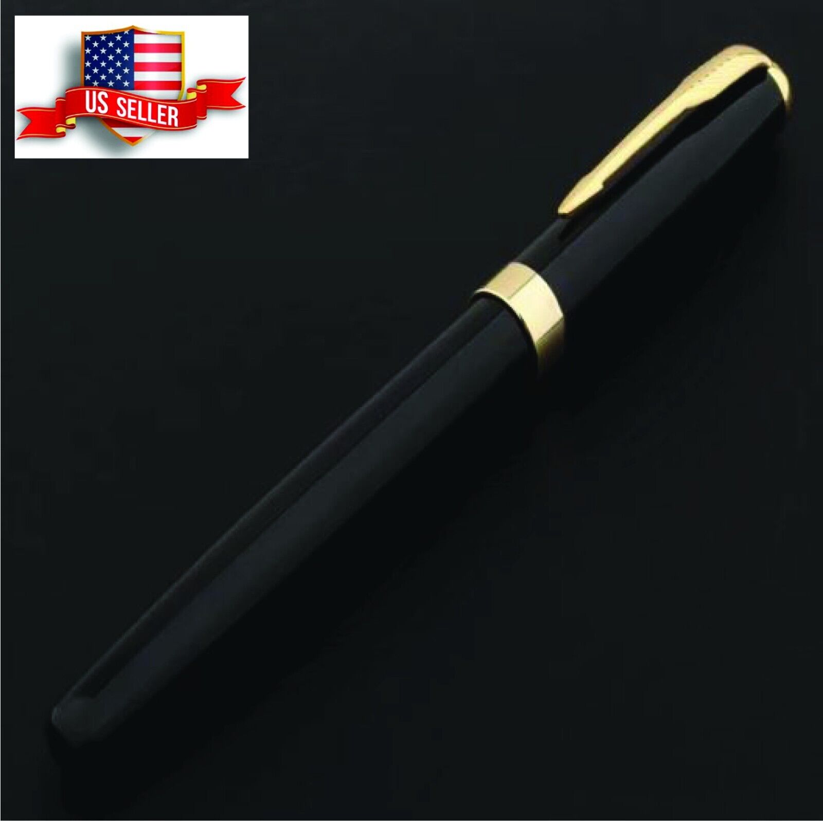 High Quality 399 Classic Student School Office Fountain Pen Black Rose Red