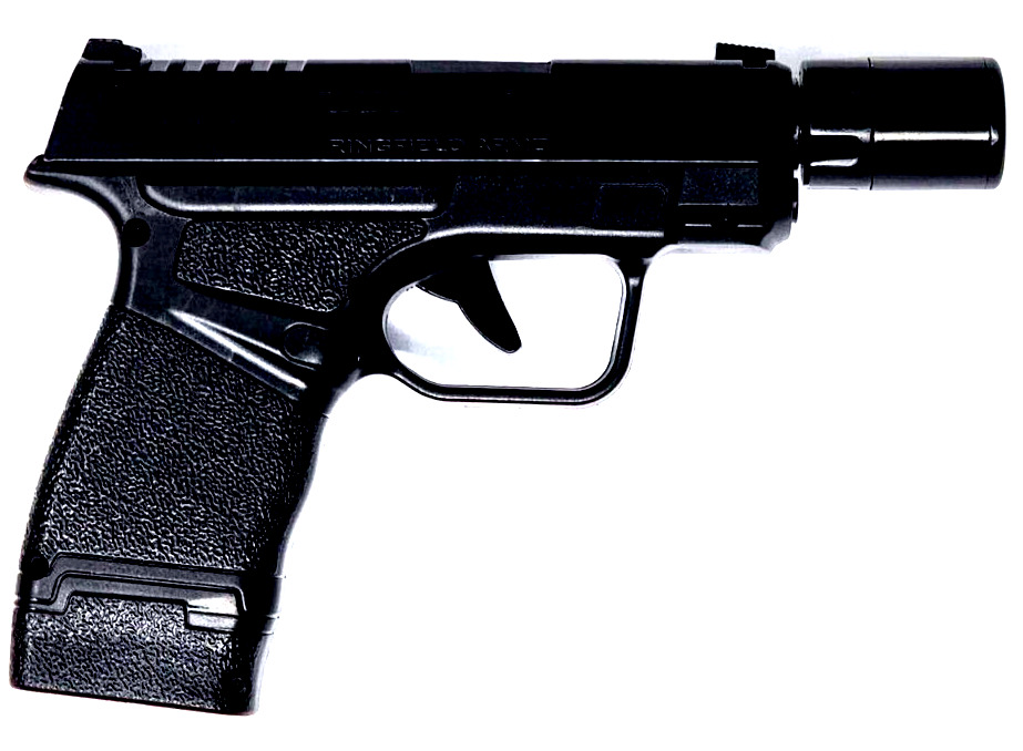 Pistol Shaped Gun Lighter METAL/ABS Fine Quality W/ Case & Barrel Attach