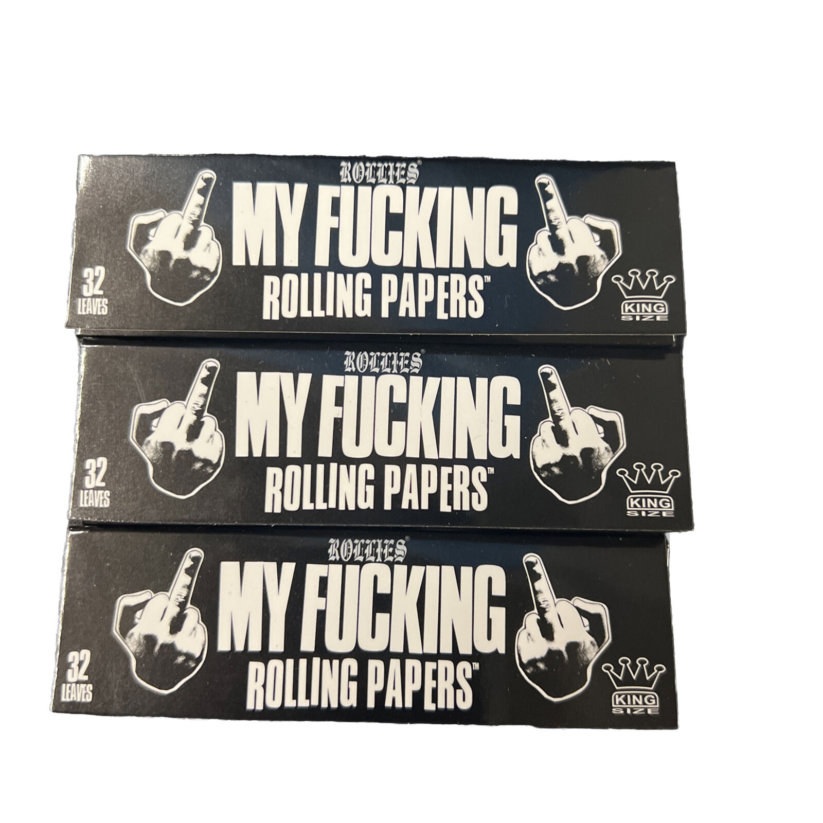 My F-Ing Rolling Papers 3 Booklets King Size 32 Sheets Per Booklet