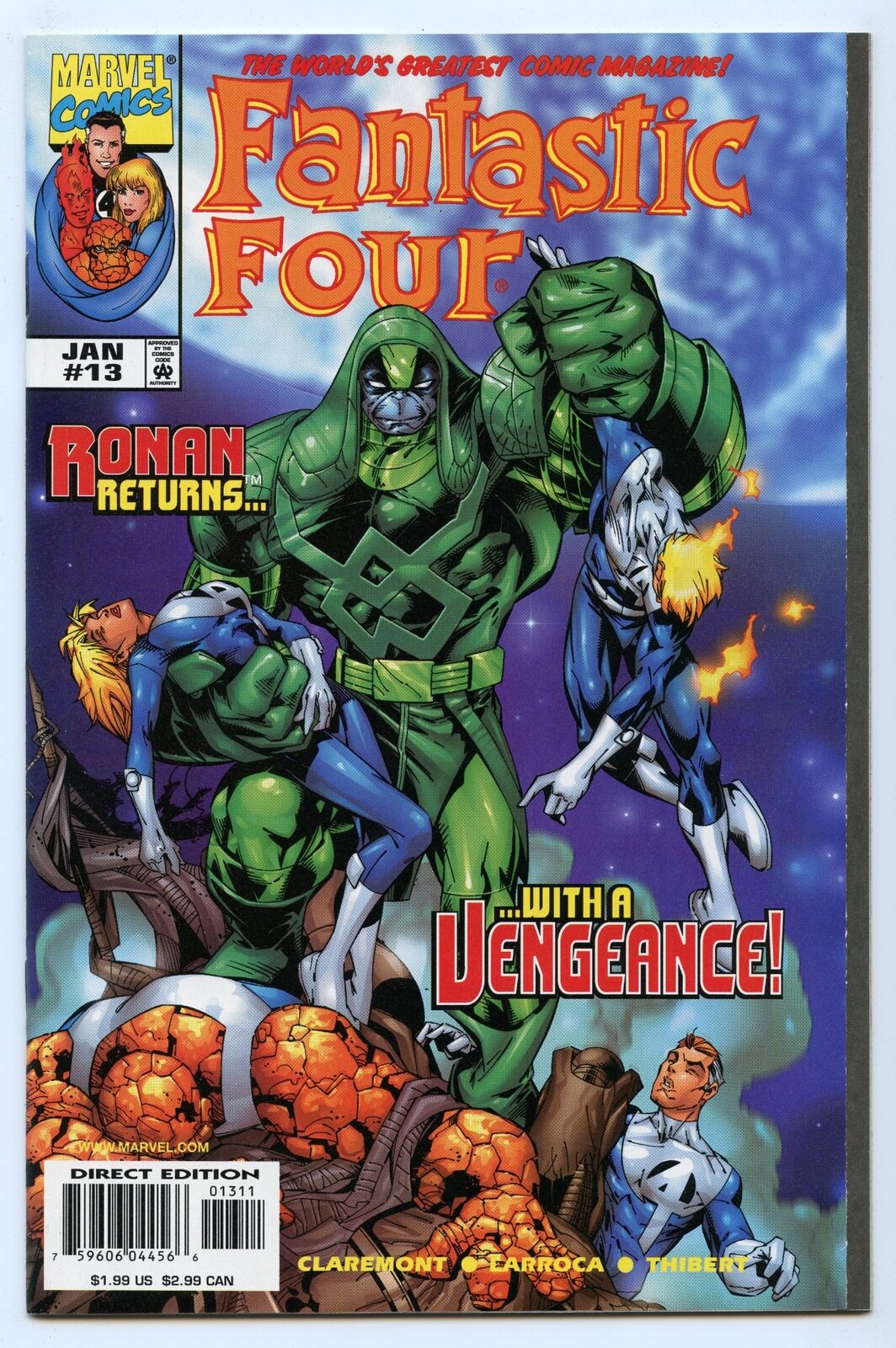 Fantastic Four 13 (Jan 1999) NM- (9.2)