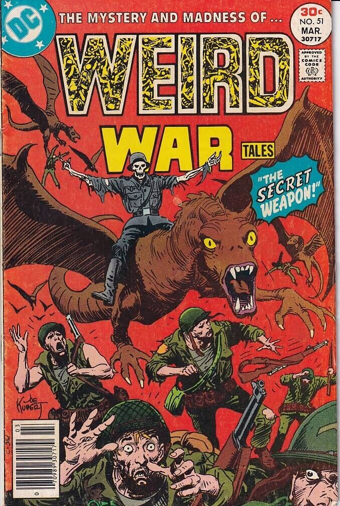 46163: DC Comics WEIRD WAR TALES #51 Fine Minus Grade