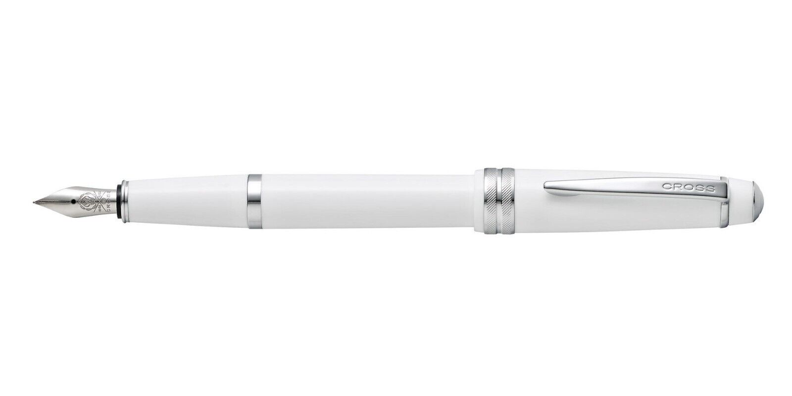 Cross Bailey Light Fountain Pen X F Pt Polished White Resin New In Box AT0746-2x