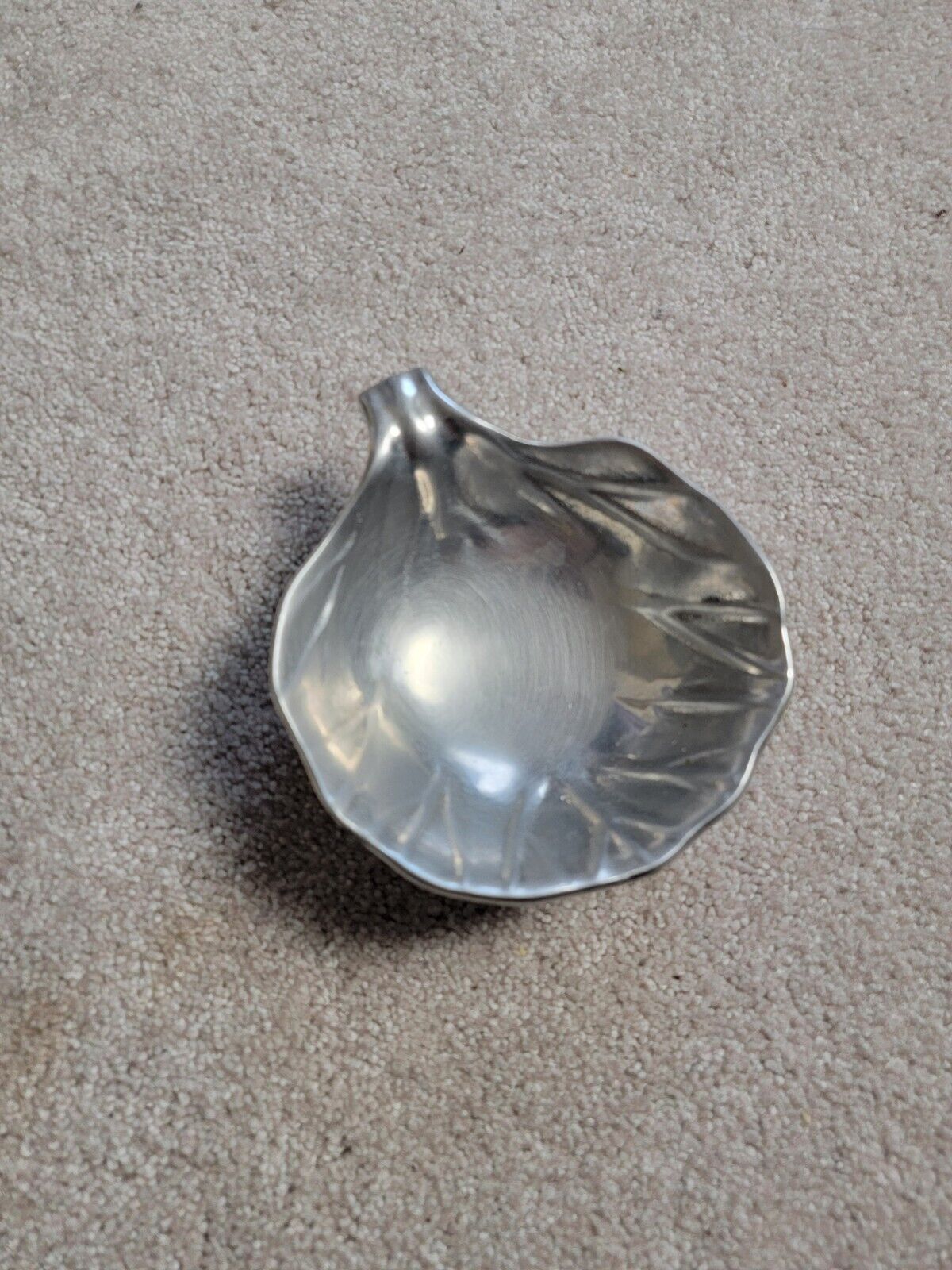RWP The Wilton Co Pewter Cabbage Leaf Small Bowl