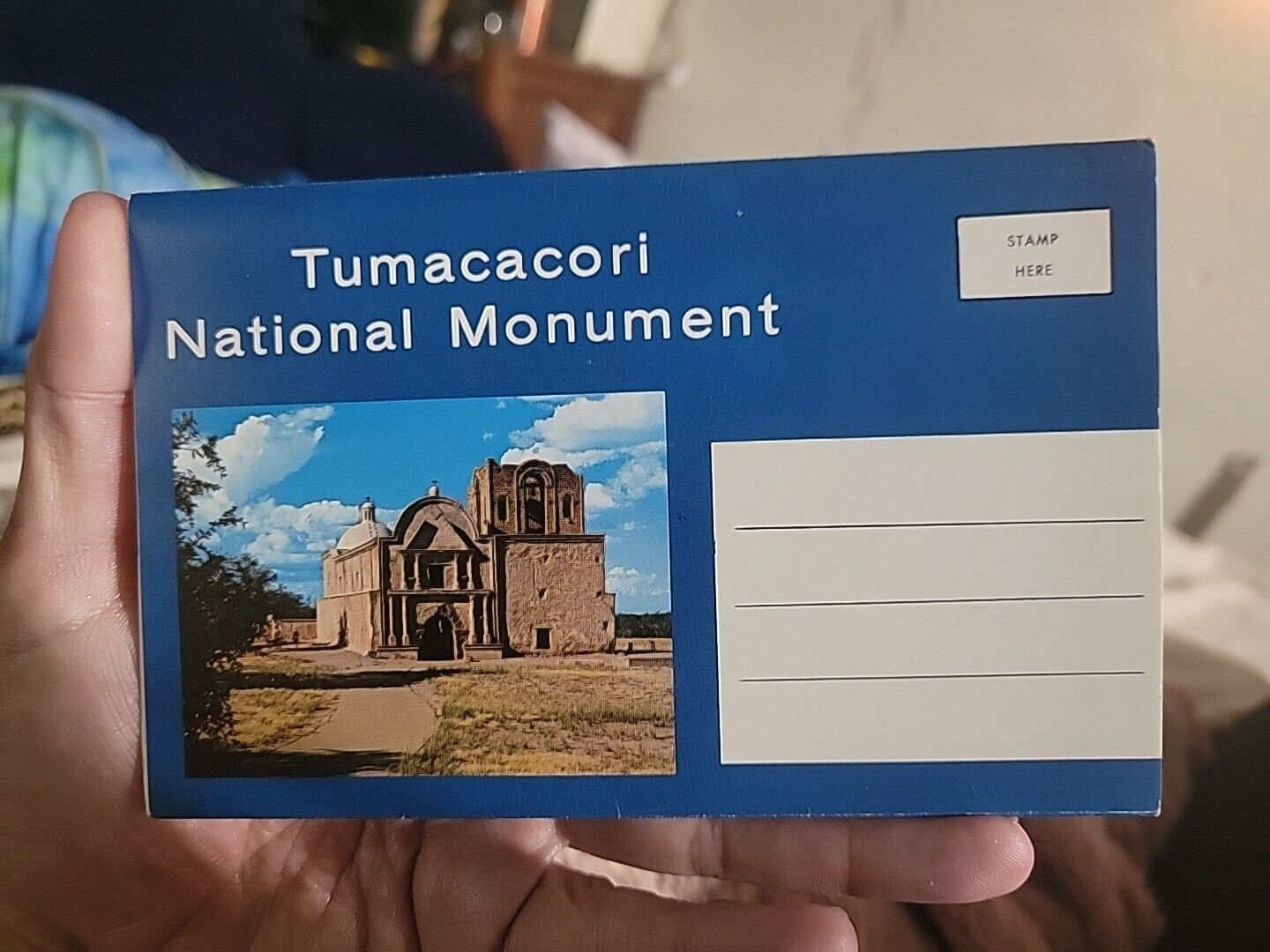 Tumacori National Monument Vintage Souvenir Folder Postcard