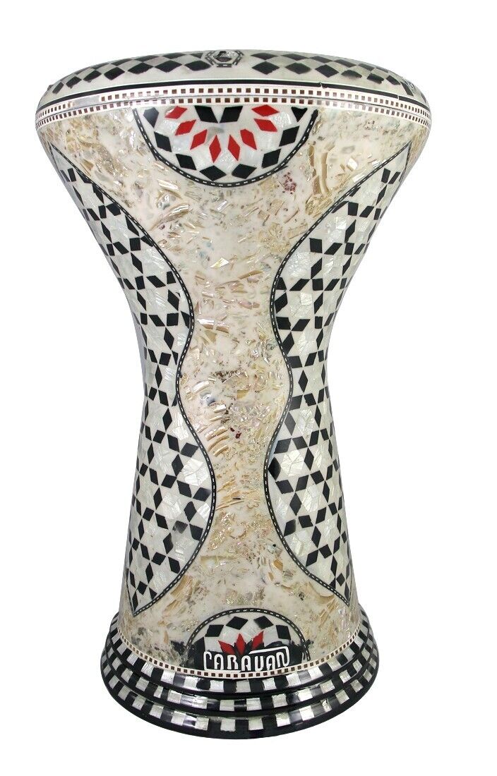 17 inch Egyptian Darbuka / Doumbek with Mother of Pearl Designs