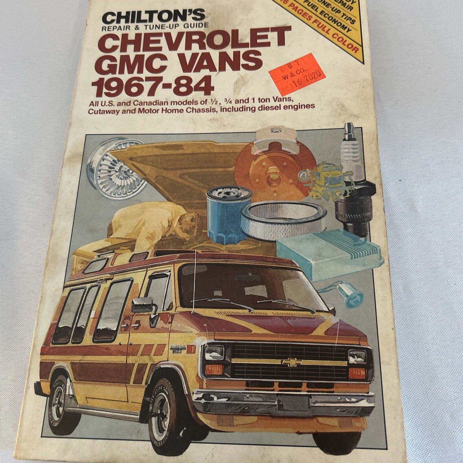 Vintage Chilton's Chevrolet GMC Vans 1967-84 Book
