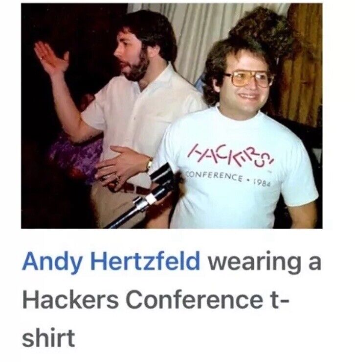 VTG Hackers Conference 1984 M T-Shirt Silicon Valley Computer Historic Rare Find