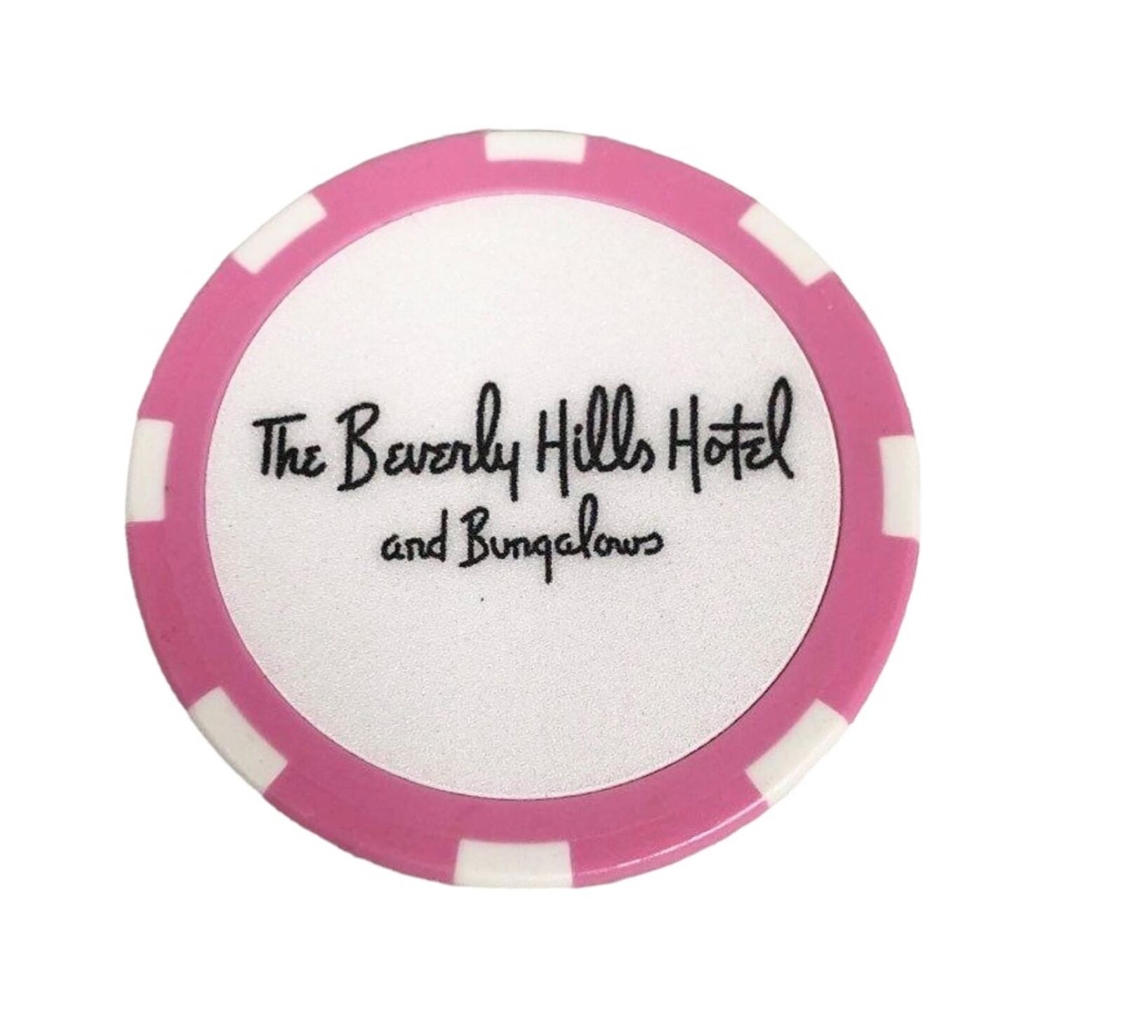 Vintage 5 Star Luxury The Beverly Hills Hotel and Bungalows Chip Poker Token