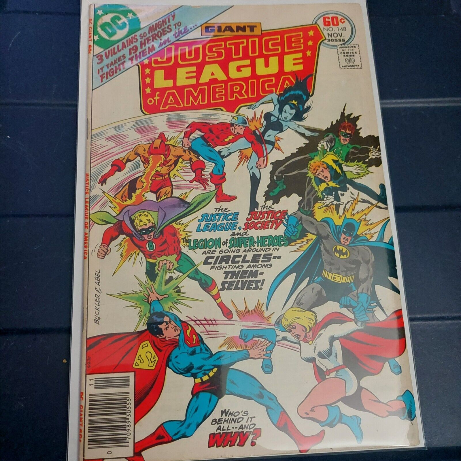 Justice League of America #148, DC Classic JSA & Power Girl Cover Beautiful VF+