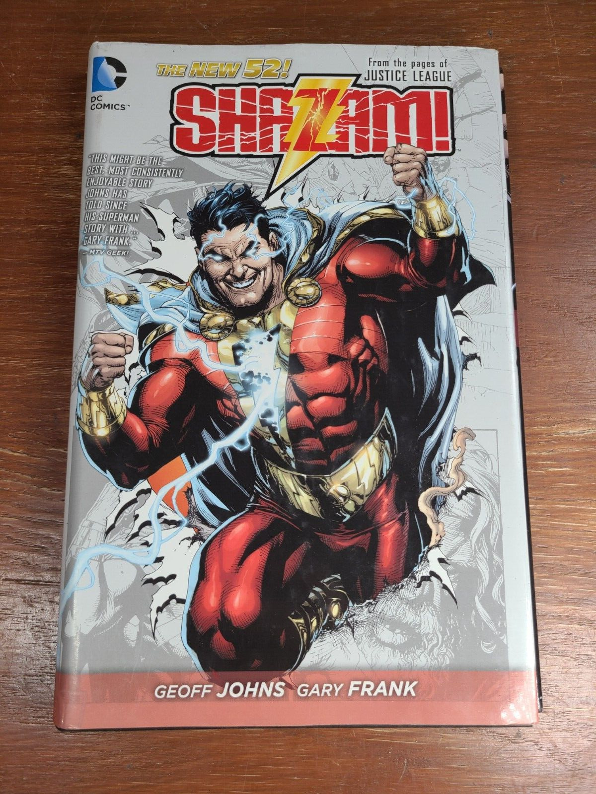Shazam DC Comics New 52 Hardcover Geoff Johns Gary Frank DC Graphic Novel