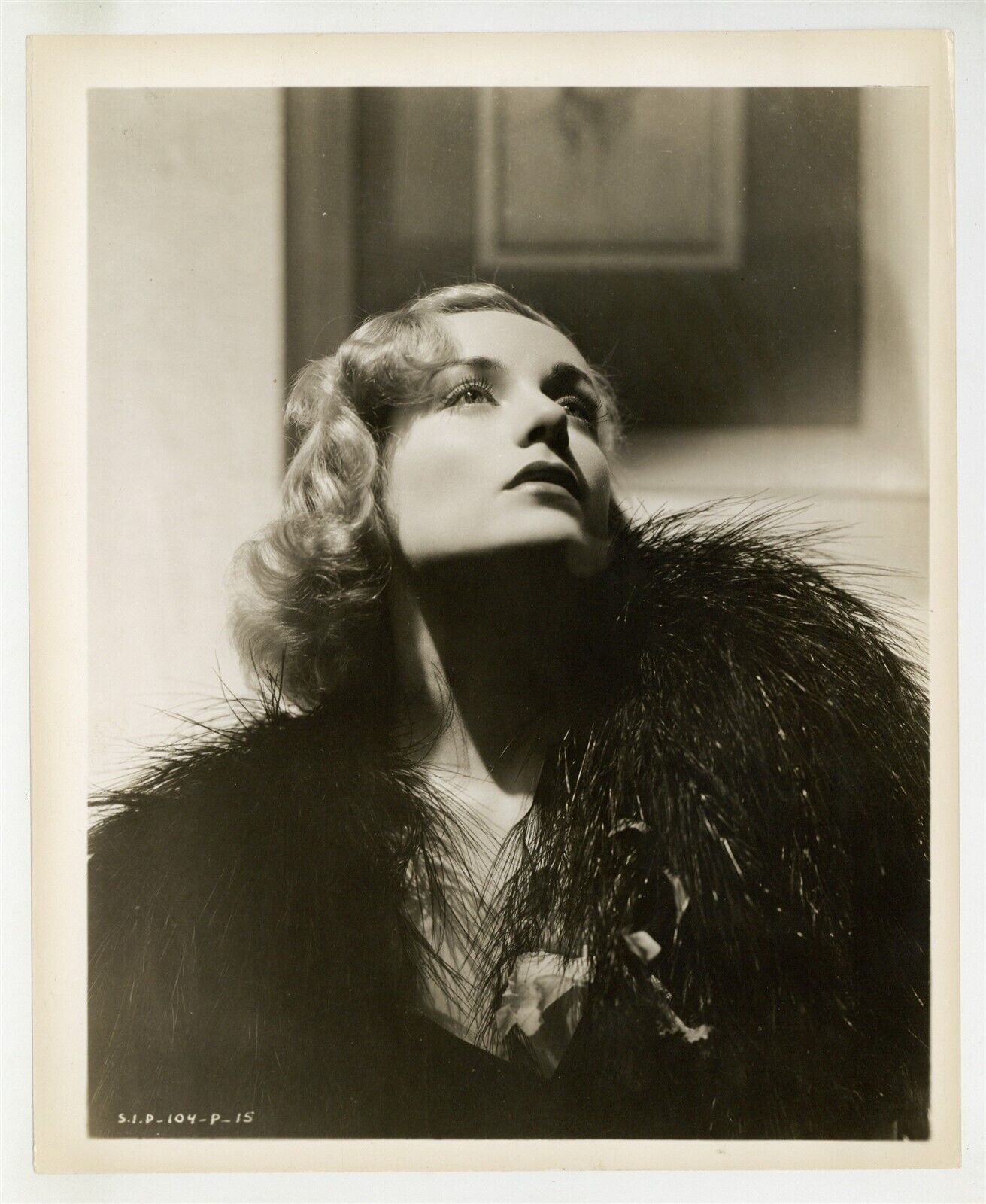 Carole Lombard 1937 Stunning George Hurrell Portrait 8x10 Original Photo J11255