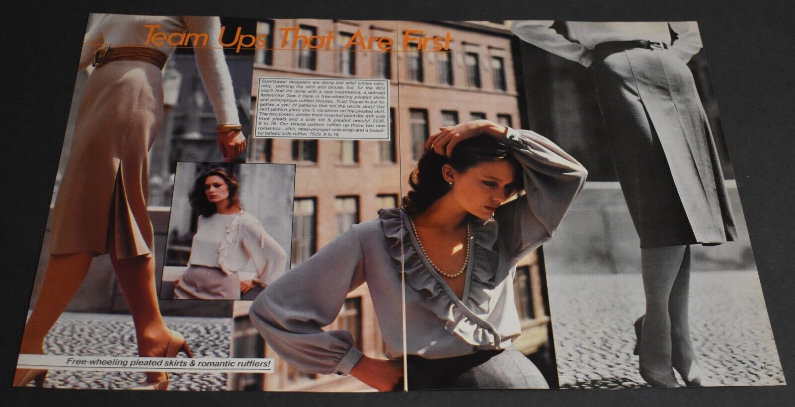 1979 Print Ad Fashion Style Heels Team Ups European Directions Sexy Art Ladies