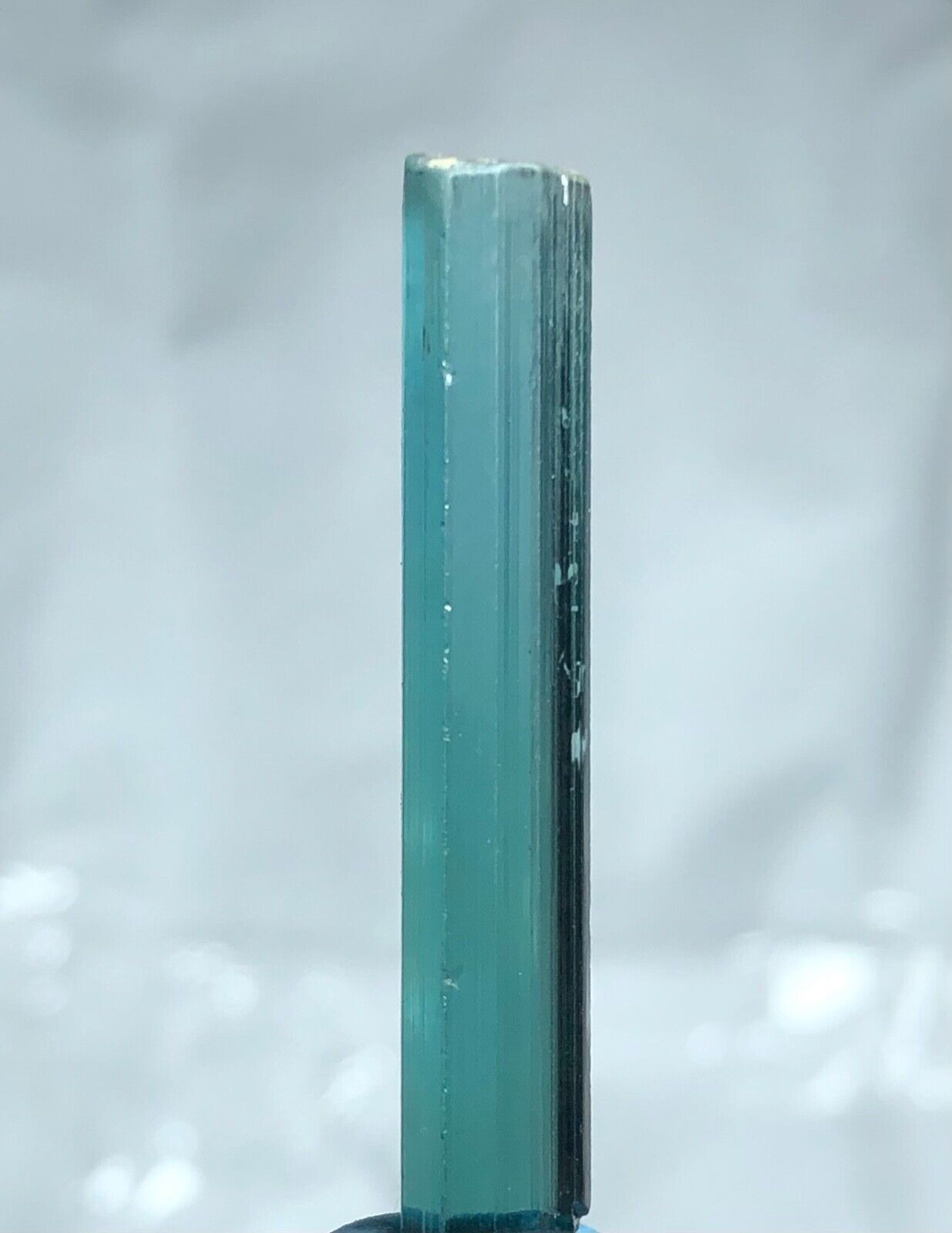 6 carats beautiful indicolite colour tourmaline Crystal from Afghanistan